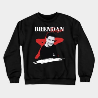 Brendan fraser retro style Crewneck Sweatshirt